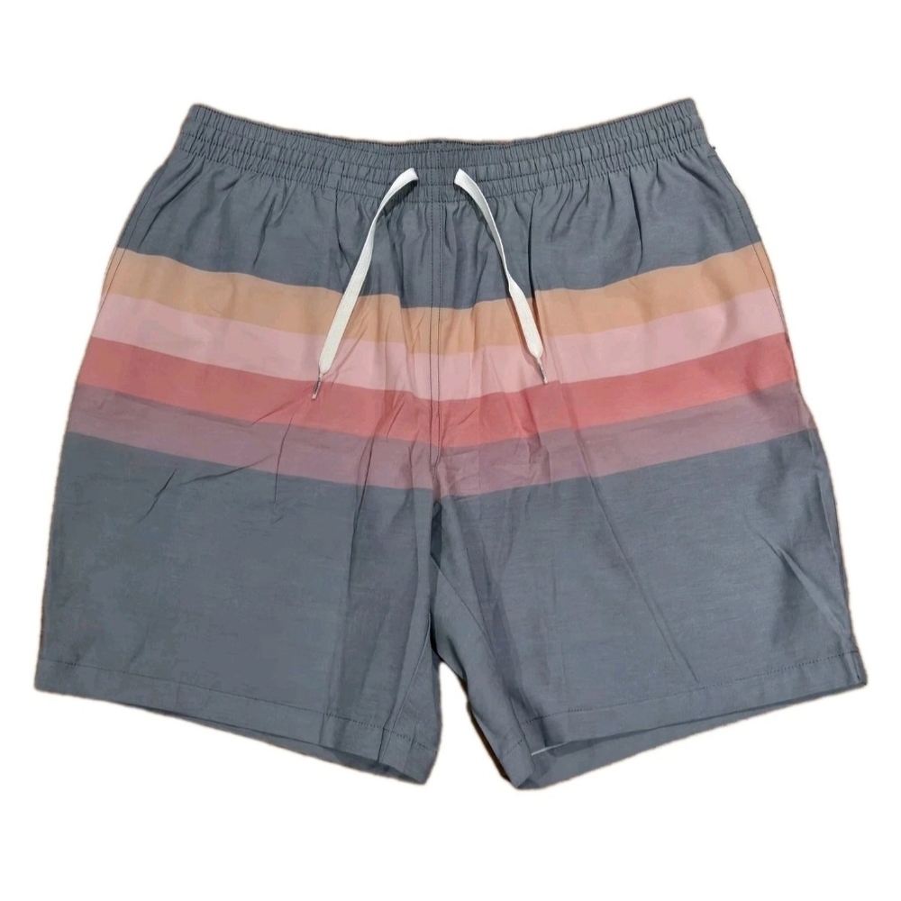 NWT Chubbies Classic Swim Trunk Shorts The Sunset Stripe 7" Mens XL Lined